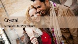  Presentation with blind walking cane - PPT theme enhanced with portrait of a female swimmer that ready to jump into sport swimming pool sporty woman background and a light gray colored foreground