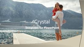  Presentation with relationship - Presentation theme having young-couple-in-a-passionate background and a gray colored foreground