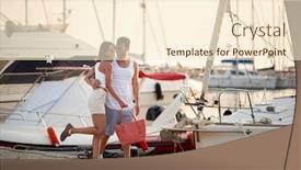  Presentation with gentle - Presentation consisting of young-couple-in-gentle-moments background and a cream colored foreground