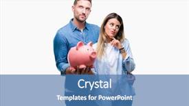  Presentation with cortoon love - Presentation featuring young couple in love holding background and a teal colored foreground