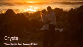  Presentation with rocky shore - 