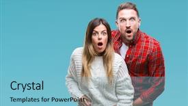  Presentation with cortoon love - PPT layouts with young couple in love wearing background and a light blue colored foreground