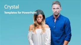  Presentation with love - Slides consisting of depressed and worry for distress background and a  colored foreground