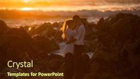  Presentation with rocky ocean coast - 