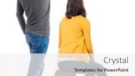  Presentation with inca machu picchu peru view - PPT layouts enhanced with young-couple-in-sweater-traveling background and a white colored foreground