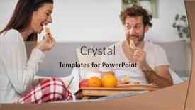  Presentation with relationship - PPT layouts consisting of young-couple-loves-oranges background and a coral colored foreground