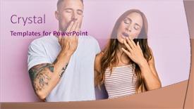  Presentation with boyfriend and girlfriend - Audience pleasing PPT layouts consisting of young-couple-of-girlfriend backdrop and a lemonade colored foreground