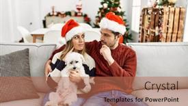  Presentation with wife - Slide set featuring young-couple-of-wife background and a  colored foreground