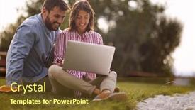  Presentation with relationship - Audience pleasing slide deck consisting of young-couple-sitting backdrop and a tawny brown colored foreground