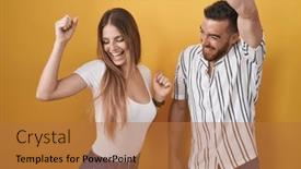  Presentation with yellow music - 