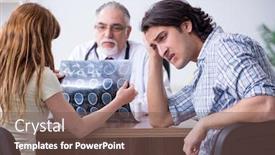  Presentation with old couple - PPT layouts with young-couple-visiting-old-male background and a violet colored foreground