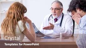  Presentation with old couple - Audience pleasing theme consisting of young-couple-visiting-old-male backdrop and a violet colored foreground