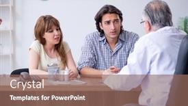  Presentation with old couple - Beautiful PPT layouts featuring young-couple-visiting-old-male backdrop and a violet colored foreground