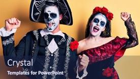  Presentation with mexican day - Amazing theme having young-couple-wearing-mexican-day backdrop and a navy blue colored foreground