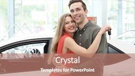  Presentation with catholic couple silhouette of young - Theme featuring young couple with car key background and a coral colored foreground