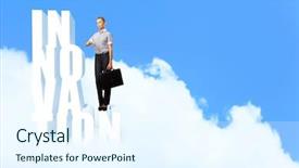  Presentation with bussiness - Colorful presentation theme enhanced with ingenuity - image of young creative backdrop and a sky blue colored foreground