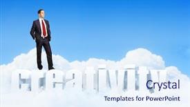  Presentation with bussiness - Amazing presentation having young creative and innovative bussiness backdrop and a sky blue colored foreground