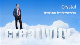  Presentation with bussiness - PPT theme having young creative and innovative bussiness background and a teal colored foreground