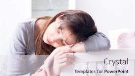  Presentation with baby crying - Cool new presentation with young-dad-cannot-stand-baby backdrop and a sky blue colored foreground