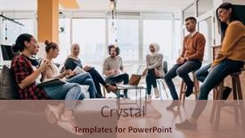  Presentation with new business ideas - PPT layouts with young-designer-giving-some-new background and a coral colored foreground