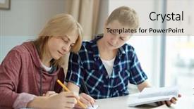  Presentation with clothes - Amazing slide deck having young-designers-of-clothes-carrying backdrop and a coral colored foreground