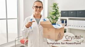  Presentation with medical smiling doctor - 