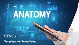  Presentation with writing notes - Amazing PPT layouts having young-doctor-writing-down-notes backdrop and a ocean colored foreground