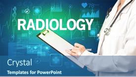  Presentation with writing notes - PPT theme featuring young-doctor-writing-down-notes background and a ocean colored foreground