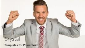  Presentation with dynamic - Colorful slide deck enhanced with young dynamic businessman successful young entrepreneurs backdrop and a soft green colored foreground