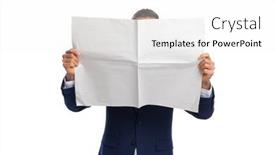  Presentation with navy blue - Theme enhanced with young-elegant-man-in-navy background and a white colored foreground