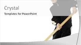  Presentation with hockey puck - Beautiful theme featuring cute baby boy sitting on suitcase in room backdrop and a light gray colored foreground.