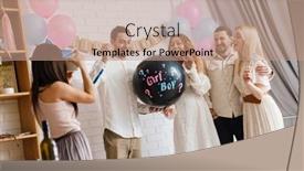  Presentation with reveal - PPT layouts enhanced with young-excited-couple-blowing-up background and a  colored foreground