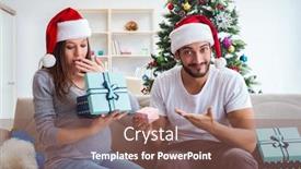  Presentation with baby christmas - Audience pleasing theme consisting of young-family-expecting-child-baby backdrop and a violet colored foreground