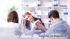  Presentation with divorce - PPT layouts consisting of young-family-filing-divorce-papers background and a light blue colored foreground