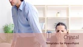  Presentation with divorce - Slides enhanced with young-family-in-marriage-divorce background and a coral colored foreground