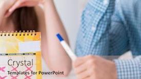  Presentation with family planning - Slide deck enhanced with young-family-in-pregnancy-planning background and a lemonade colored foreground