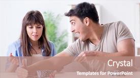  Presentation with playing cards - Audience pleasing slide deck consisting of young family playing cards backdrop and a coral colored foreground