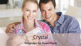  Presentation with baby - Amazing presentation theme having young family with baby feeding backdrop and a lemonade colored foreground