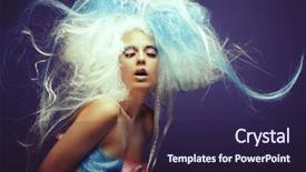  Presentation with fashion - Slide deck having beautiful ginger bride - young fashion model with bright background and a wine colored foreground