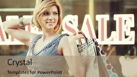  Presentation with fashion - Cool new PPT theme with crowns on the head backdrop and a light gray colored foreground.