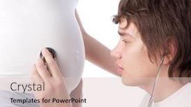  Presentation with heartbeat - Colorful presentation theme enhanced with listening heartbeat of his future backdrop and a lemonade colored foreground