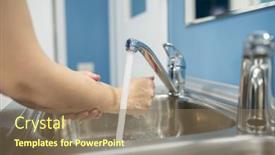  Presentation with medical assistant - Cool new theme with young-female-assistant-nurse backdrop and a coral colored foreground