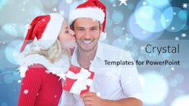  Presentation with festive - Colorful PPT theme enhanced with hacker using computer in dark room backdrop and a black colored foreground.