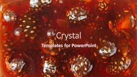  Presentation with jam - Presentation with young-fir-cone-jam-close background and a tawny brown colored foreground