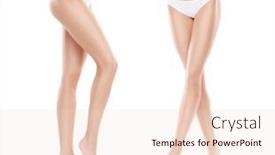  Presentation with woman sport - PPT layouts enhanced with young-fit-and-beautiful-woman and a lemonade colored foreground