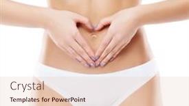  Presentation with woman sport - Slide set having young-fit-and-beautiful-woman and a lemonade colored foreground