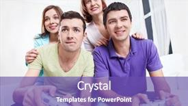  Presentation with video game 3d play games - Cool new presentation theme with making cupcake with shallow depth of field backdrop and a violet colored foreground