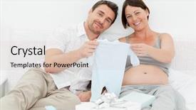  Presentation with future - Audience pleasing theme consisting of young future parents with chlidrens backdrop and a lemonade colored foreground