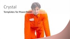  Presentation with tyre - Audience pleasing PPT theme consisting of young-garage-worker-with-tyre backdrop and a white colored foreground