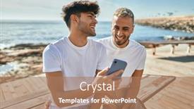  Presentation with gay - Audience pleasing PPT layouts consisting of young-gay-couple-smiling-happy backdrop and a coral colored foreground